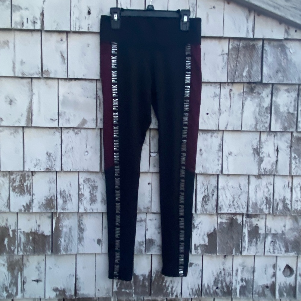 Pink Victoria Secret Cozy Sports Leggings - Picture 2 of 5